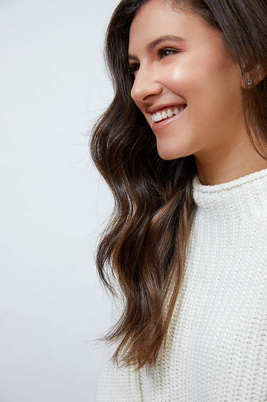 long brown balayage