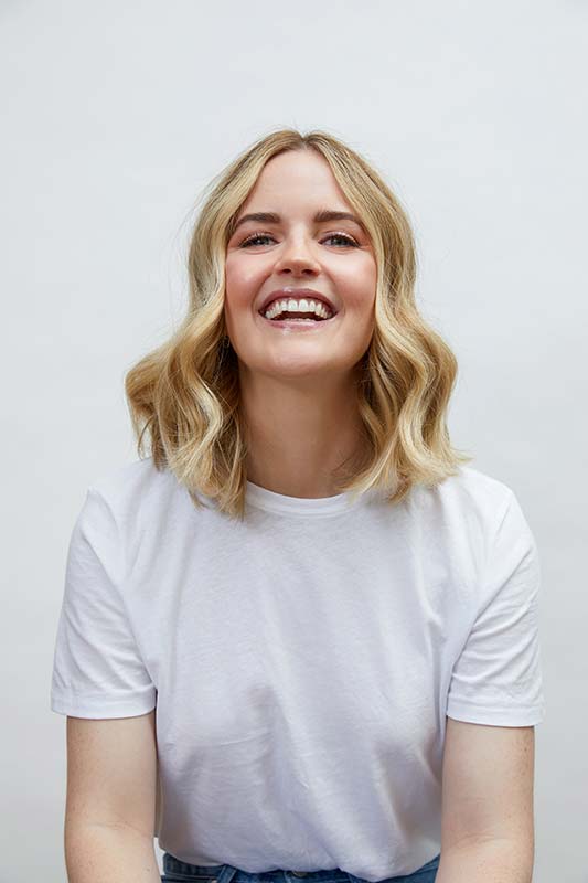 blonde baby lights balayage hair