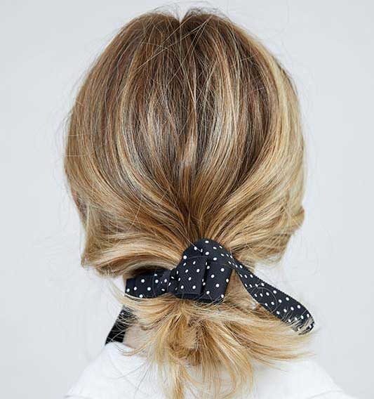 Blonde balayage hair colour