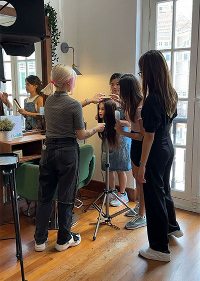 Hair cutting course at Love Hair Salon