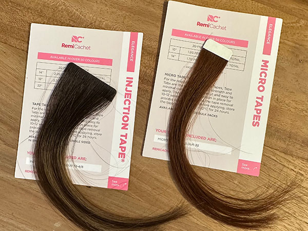 Injection Tape and Micro Tape Hair Extensions